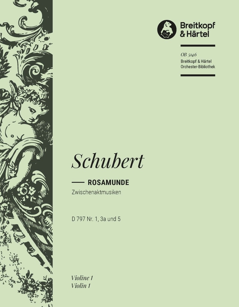 Rosamunde - Entr'actes, D.797 Nos.1, 3a and 5 [from, Op.26] (Violin 1)