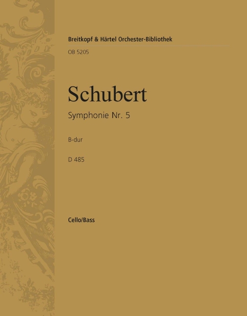 Symphony No.5 in Bb major, D.485 (Cello/double bass)