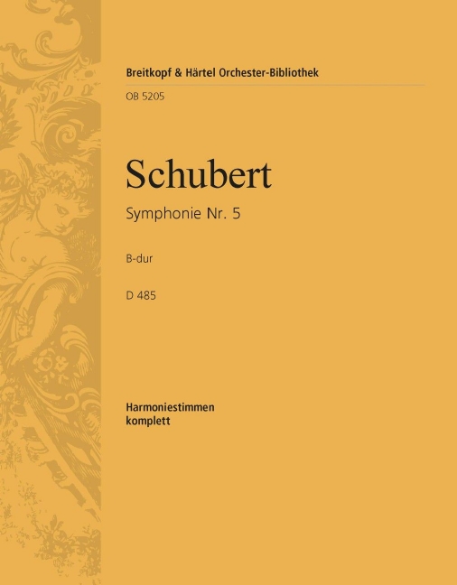 Symphony No.5 in Bb major, D.485 (Wind parts)