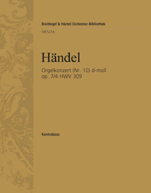 Organ Concerto (No. 10) in D minor, Op.7/4 HWV 309 (Double bass)