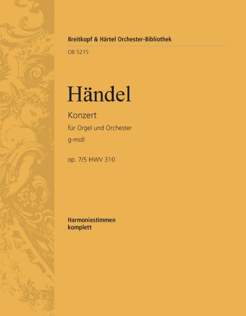 Organ Concerto (No. 11) in G minor, Op.7/5 HWV 310 (Wind parts)