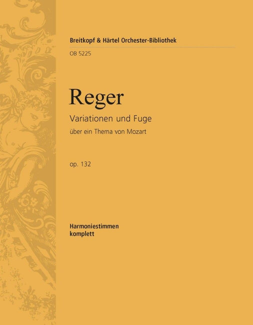 Variations and Fugue on a Theme by Mozart, Op.132 (Wind parts)