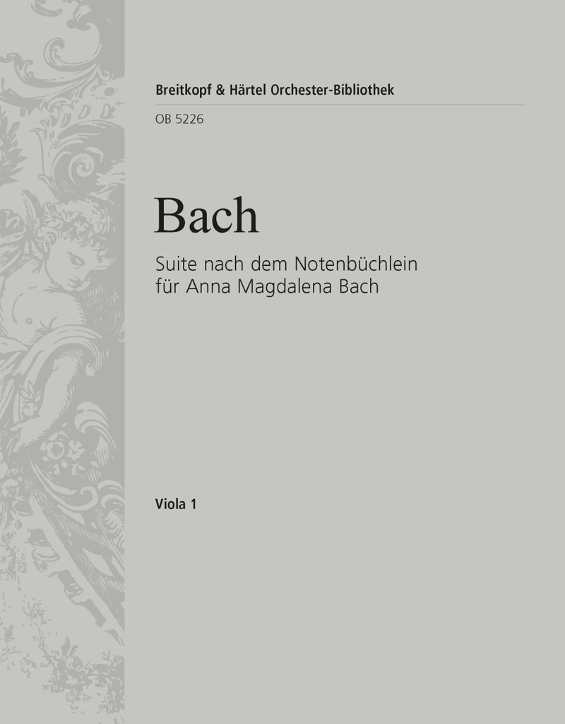 Suite after the Little Music Book for Anna Magdalena Bach (Viola)