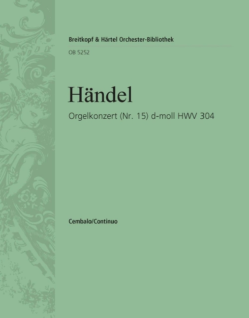 Organ Concerto (No. 15) in D minor HWV 304 (Basso continuo)