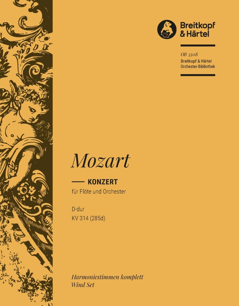 Flute Concerto [No. 2] in D major, KV.314 (285d) (Wind parts)