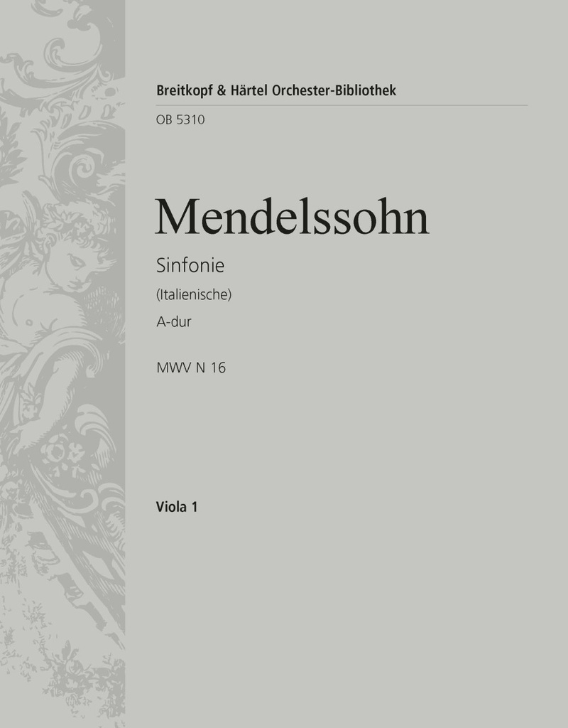 Symphony No.4 in A major, MWV.N 16 [Op. 90] (Italian) (Viola)