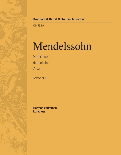 Symphony No.4 in A major, MWV.N 16 [Op. 90] (Italian) (Wind parts)