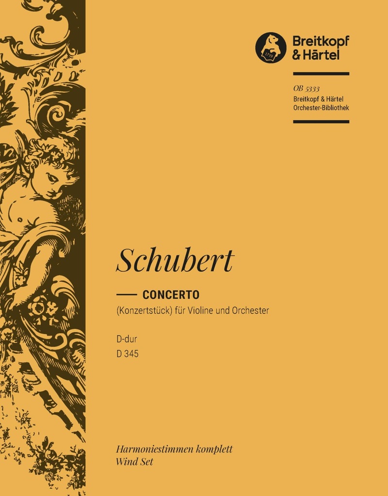 Concerto in D major, D.345 (Wind parts)