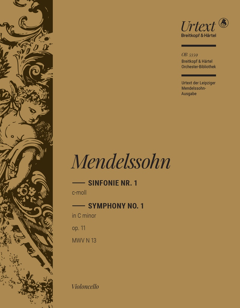 Symphony No.1 in C minor, MWV.N 13 (Op. 11) (Cello)