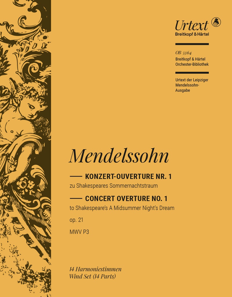 A Midsummer Night's Dream - Overture, MWV.P 3, Op.21 (Wind parts)