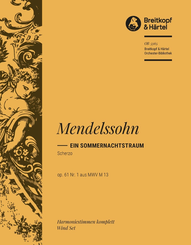 A Midsummer Night's Dream No.1 from, MWV.M 13, Op.61 (Wind parts)