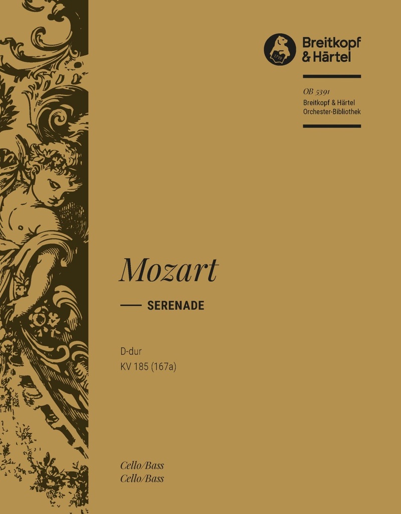 Serenade in D major, KV.185 (167a) (Cello/double bass)