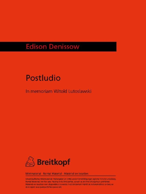 Postludio (Full score)