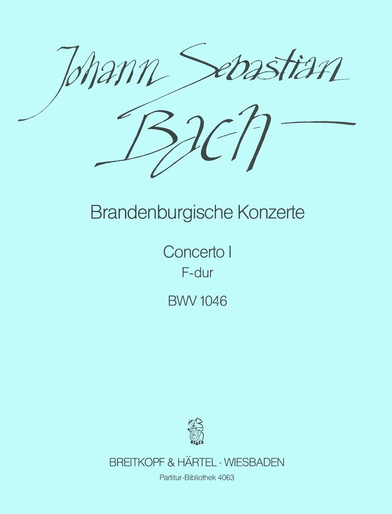 Brandenburg Concerto No.1 in F major, BWV.1046 (Full score)