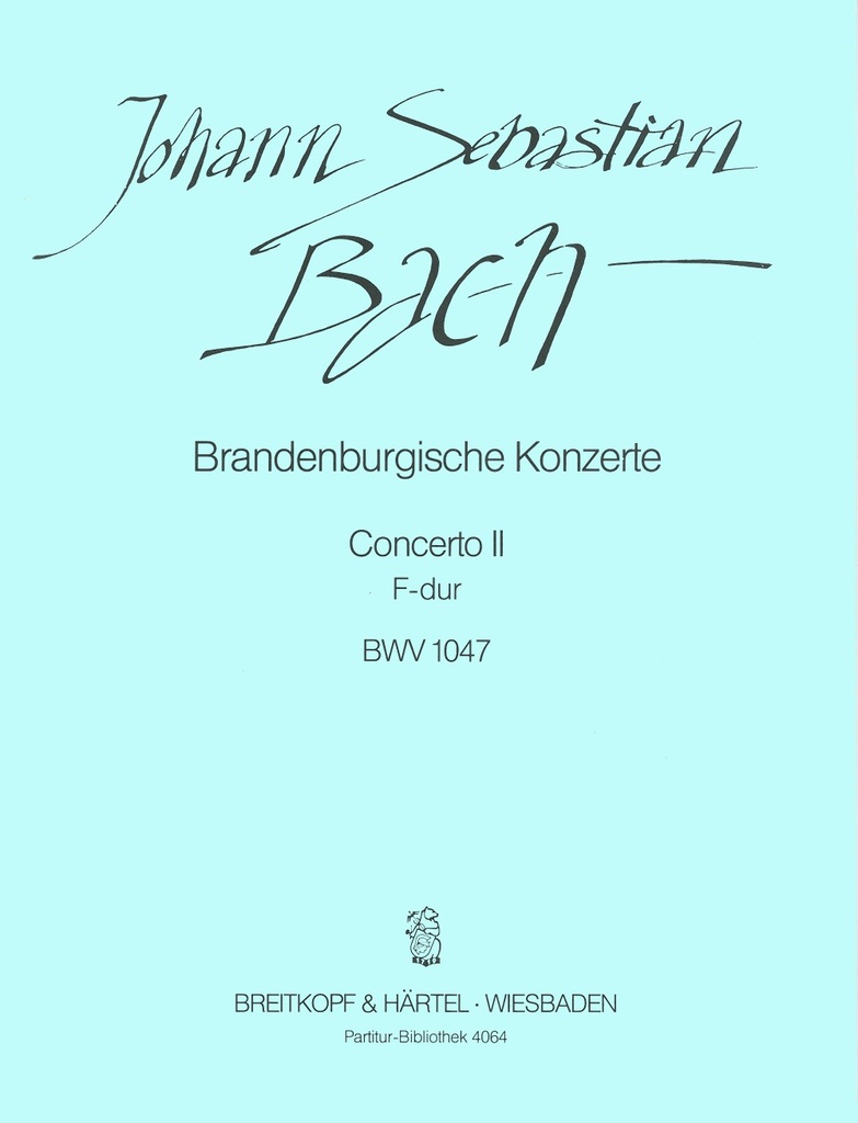 Brandenburg Concerto No.2 in F major, BWV.1047 (Full score)