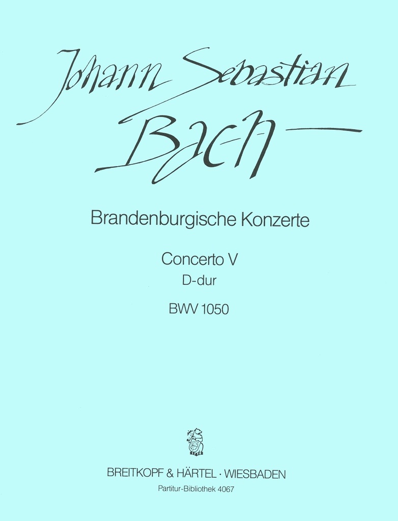 Brandenburg Concerto No.5 in D major, BWV.1050 (Full score)