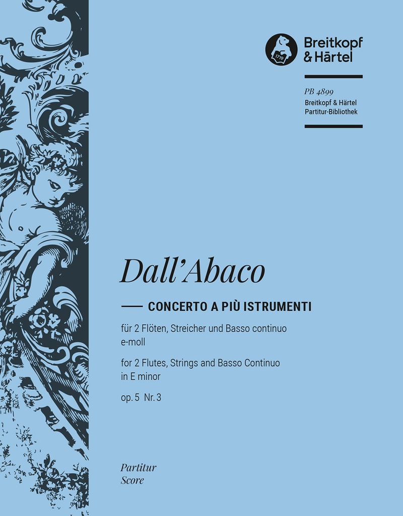 Concerto a più Istrumenti in E minor, Op.5/3 (Full score)