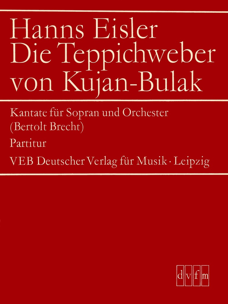 Die Teppichweber von Kujan-Bulak (Full score)