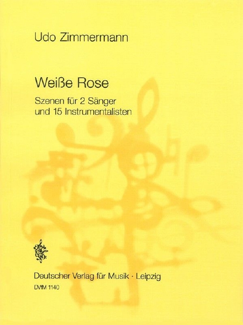 White Rose (Second Version 1985) (Study score)