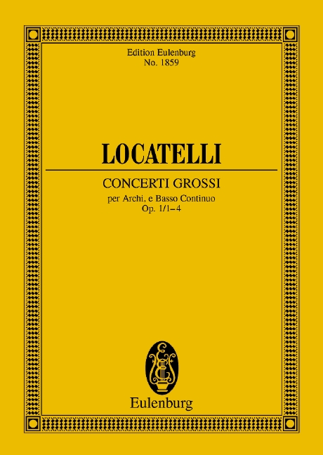 12 Concerti grossi, Op.1 (Study score) (Concerti grossi 1 - 4)