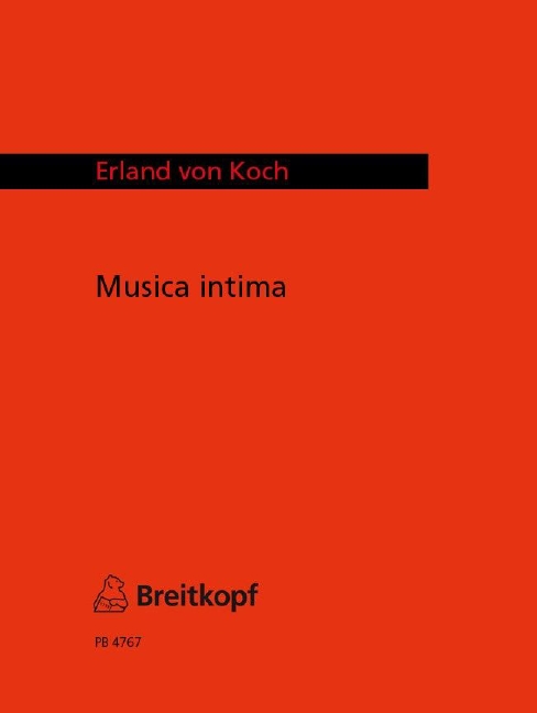 Musica intima (Study score)