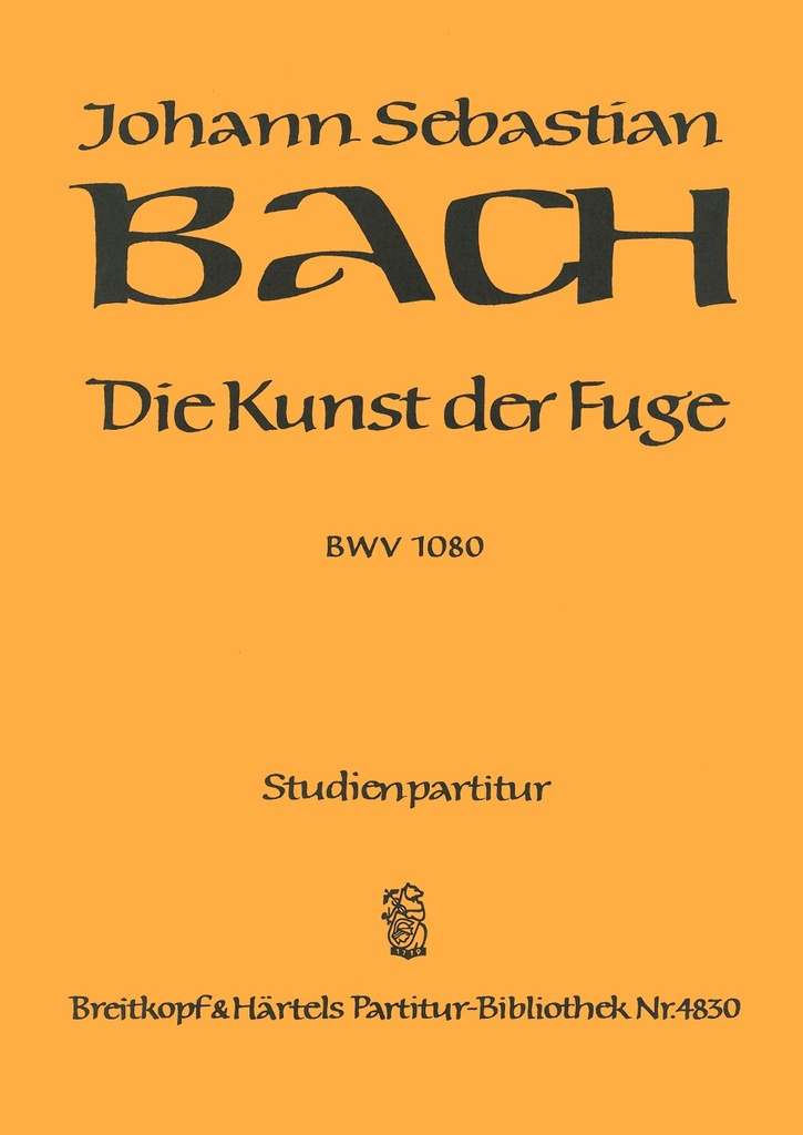 The Art of Fugue, BWV.1080 (Study score)