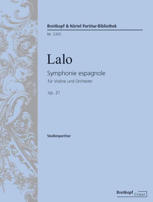 Symphonie espagnole, Op.21 (Study score)