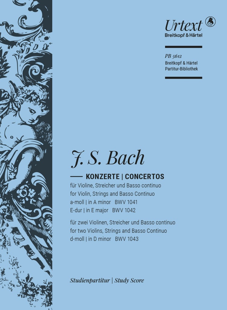 Violin Concertos, BWV.1041,, BWV.1042,, BWV.1043 (Study score)