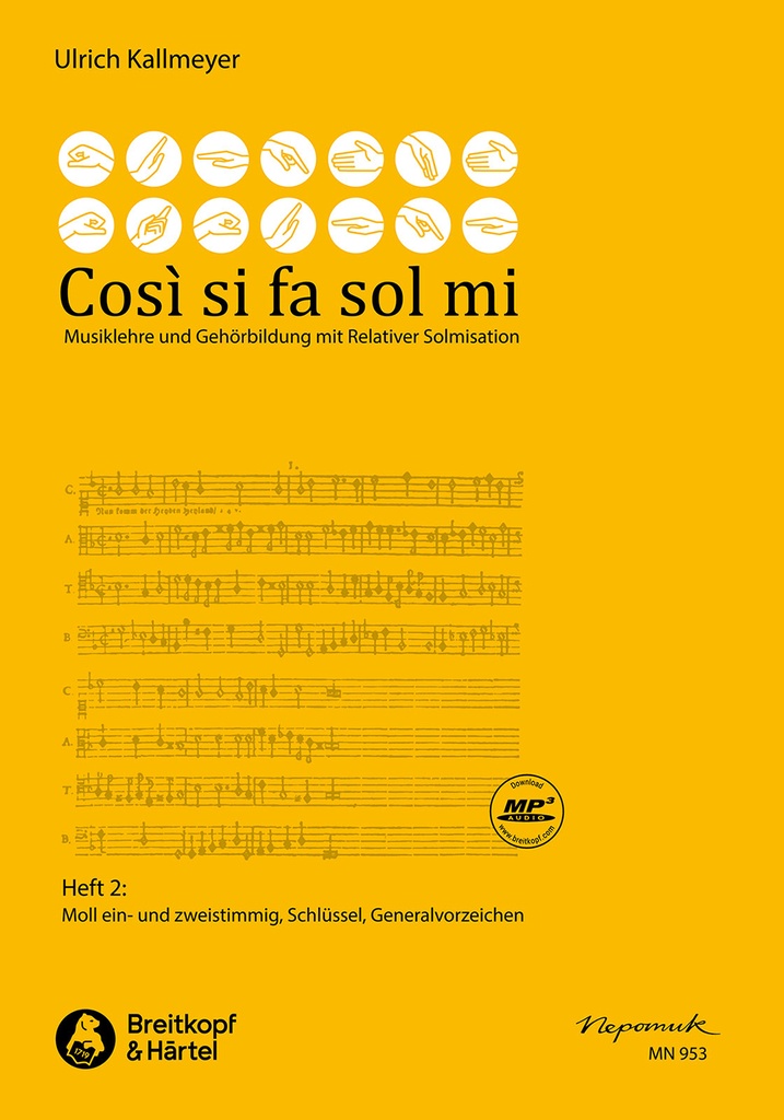 Così si fa sol mi - Vol.2: Minor, in One and Two Parts, Clefs, Key Signatures