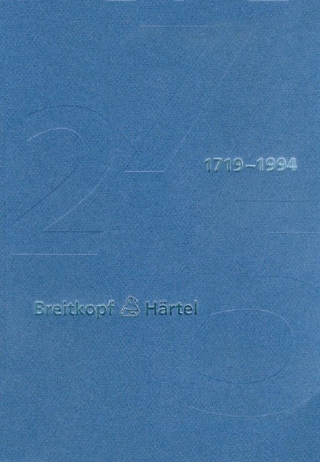 Breitkopf & Haertel 1719-1994