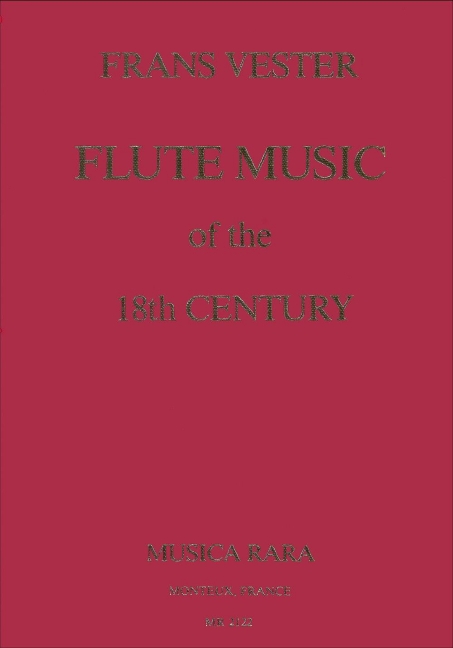 Music for flute from the 18th Century (Hard Cover)