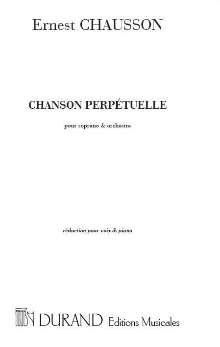 Chanson Perpetuelle (Chant et piano)