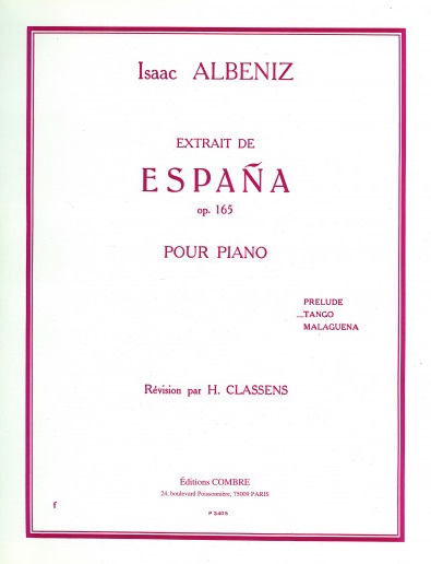 Espana, Op.165 : Tango