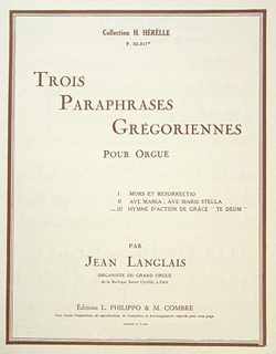 Paraphrase grégorienne No.3 : Hymne action de grâce Te Deum