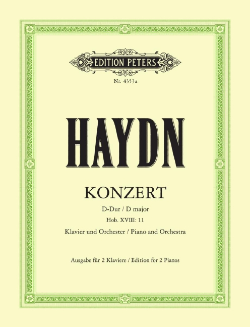 Piano Concerto No.1 in D, Op.21 Hob.XVIII:11