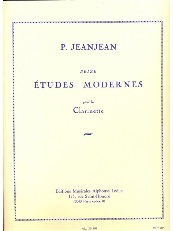 16 Etudes Modernes