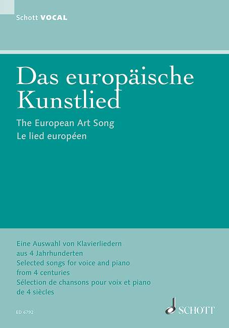 Das europaische Kunstlied