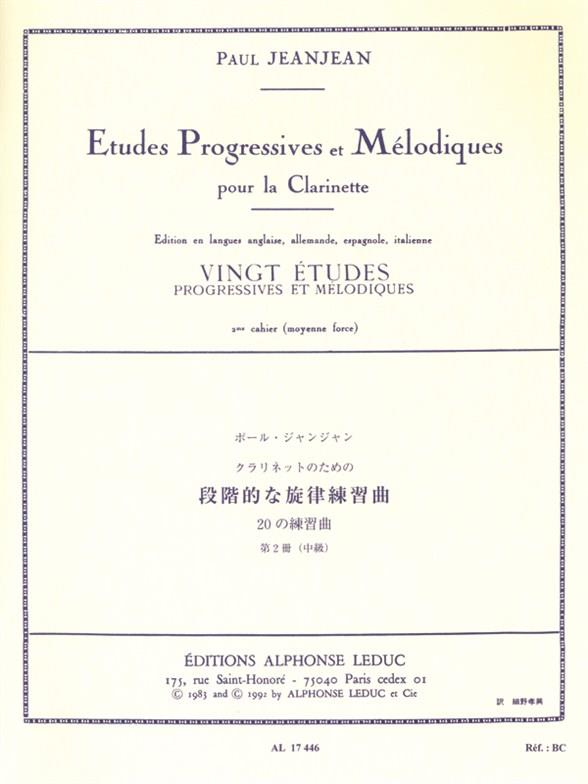 Etudes Progressives et Mélodiques - Vol.2