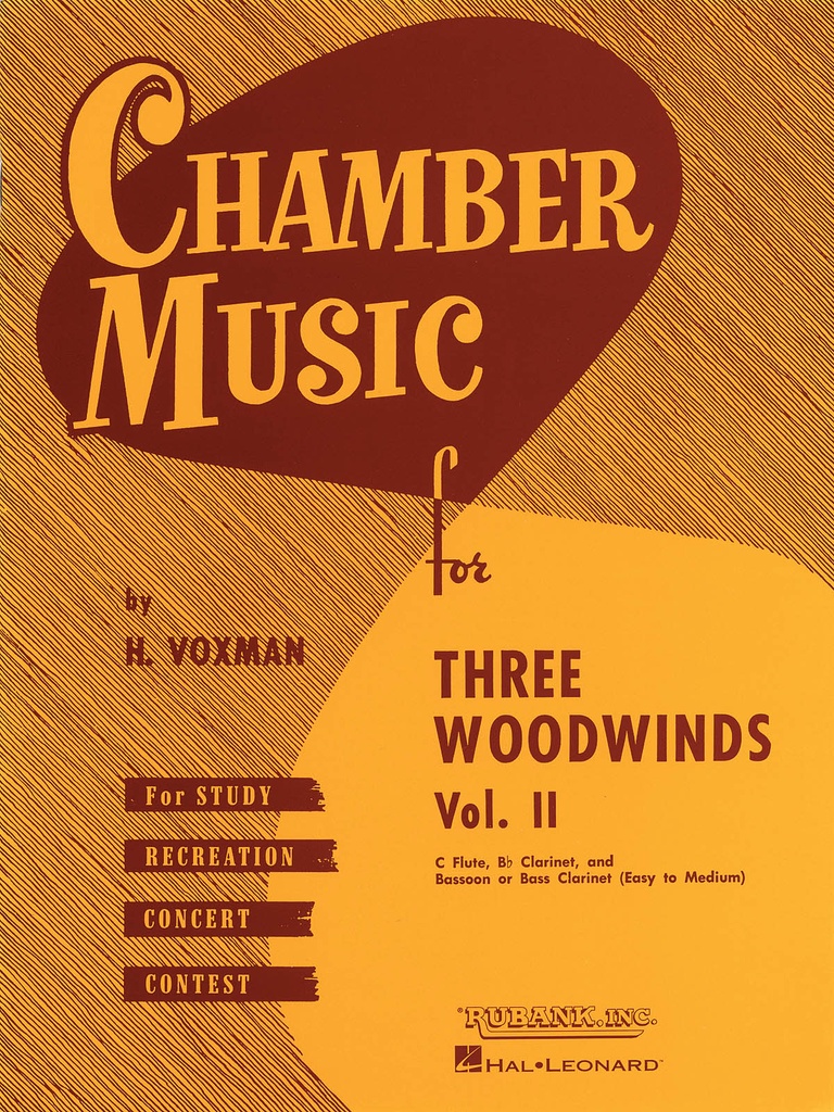 Chamber music for 3 woodwinds - Vol.2