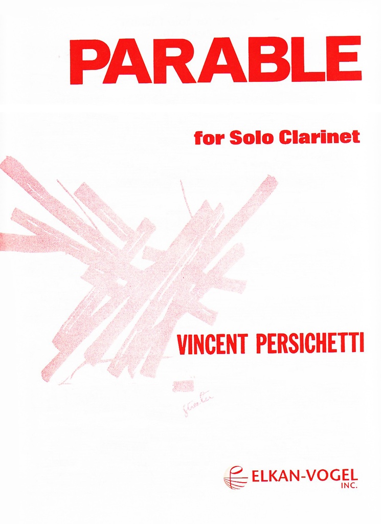 Parable for solo clarinet