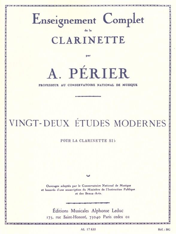 22 Etudes Modernes