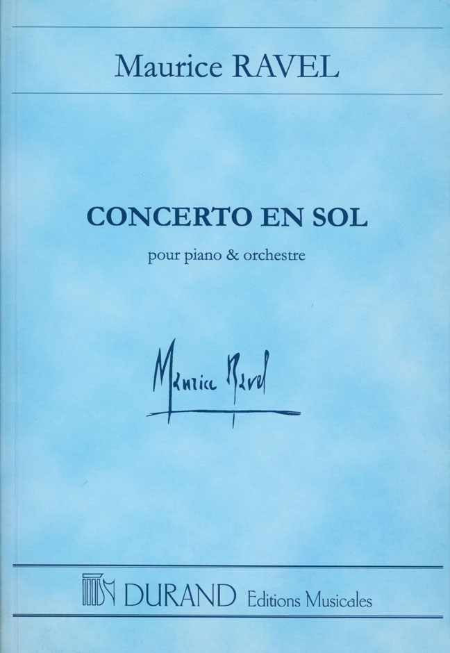 Concerto en sol (Study score)