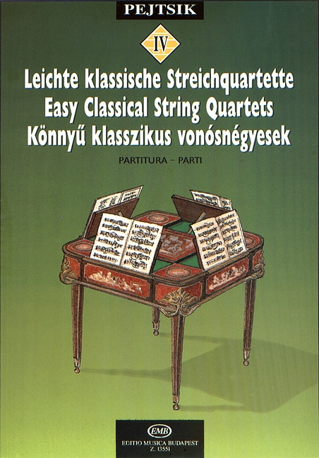 Leichte klassische Streichquartette