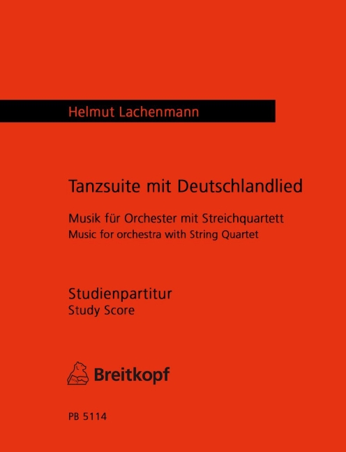 Tanzsuite mit Deutschlandlied (Study score)