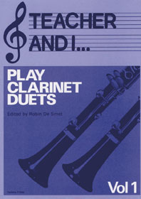 Teacher and I play clarinet duets - 1