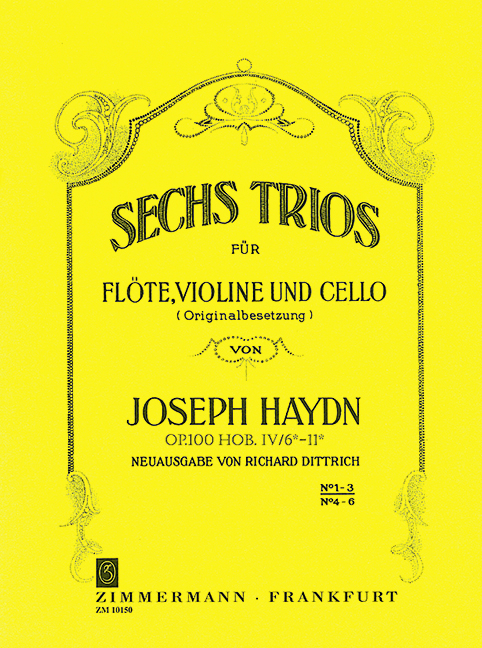 6 Trios, Op.100 - Vol.1