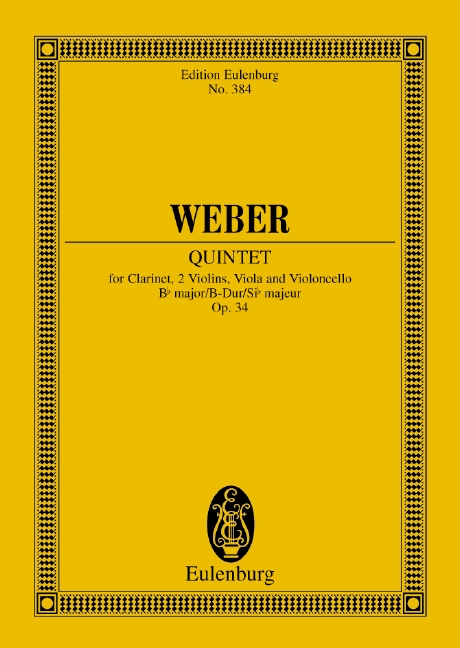 Quintett B-dur, Op.34 (Study score)