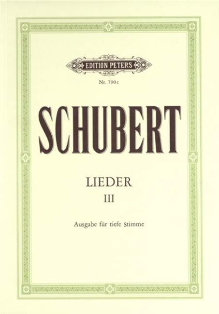 Lieder - Band 3 (Tiefe Stimme)