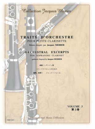 Traits d'Orchestre pour Petite Clarinette - Vol.3