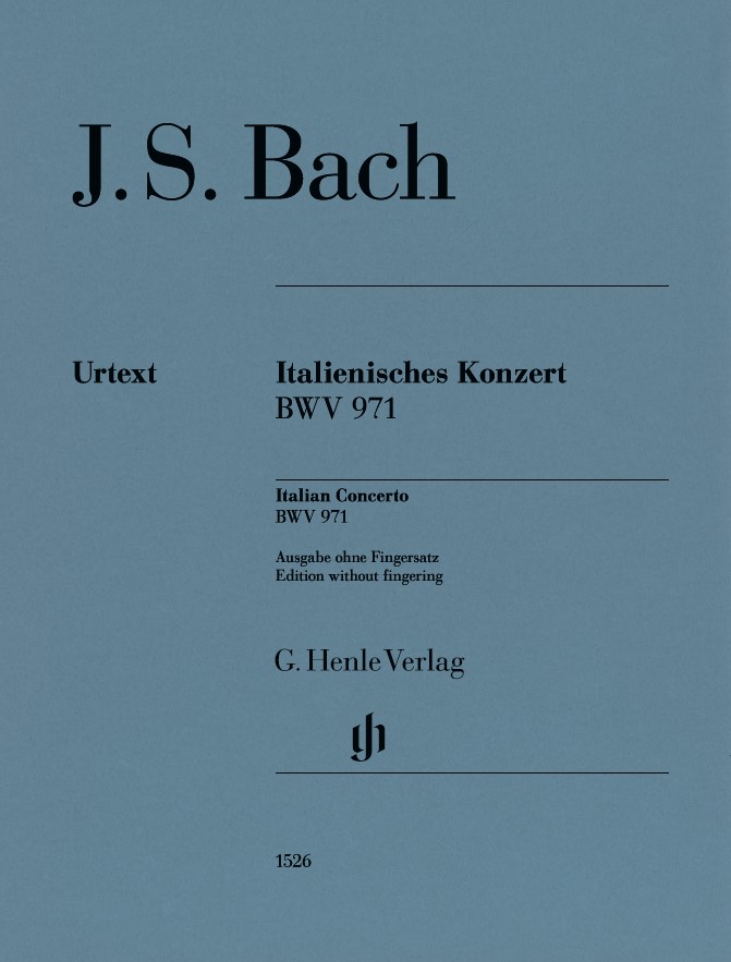 Italienisches Konzert, BWV. 971 (Without fingering)